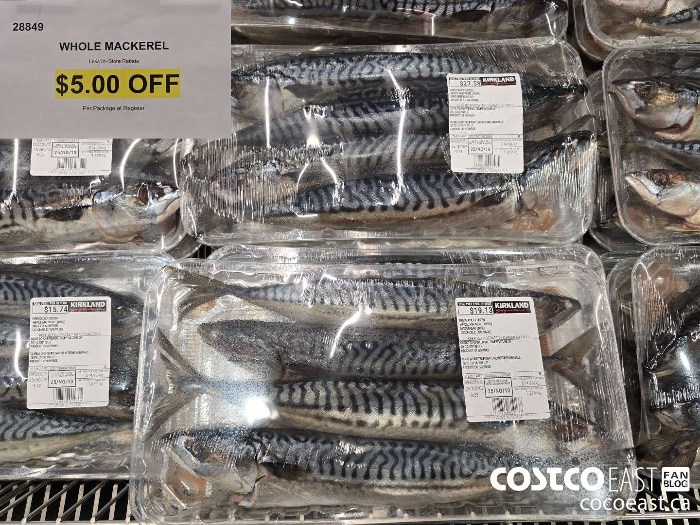 28849 WHOLE MACKEREL ($5.00 INSTANT SAVINGS)