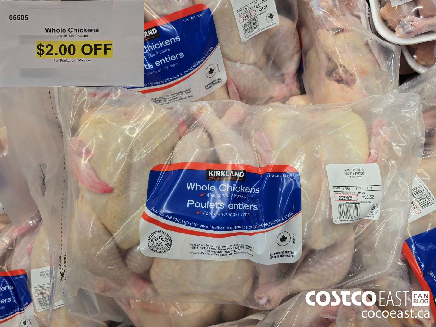 55505 Whole Chickens ($2.00 INSTANT SAVINGS)
