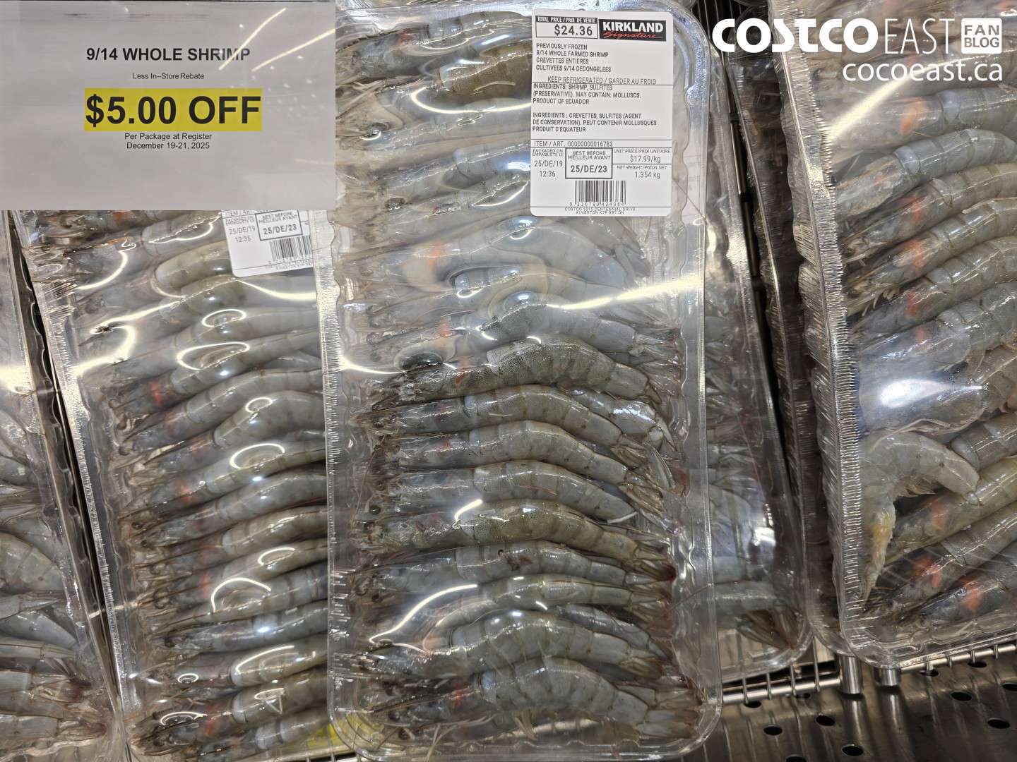 16783 9/14 WHOLE SHRIMP ($5.00 INSTANT SAVINGS)
