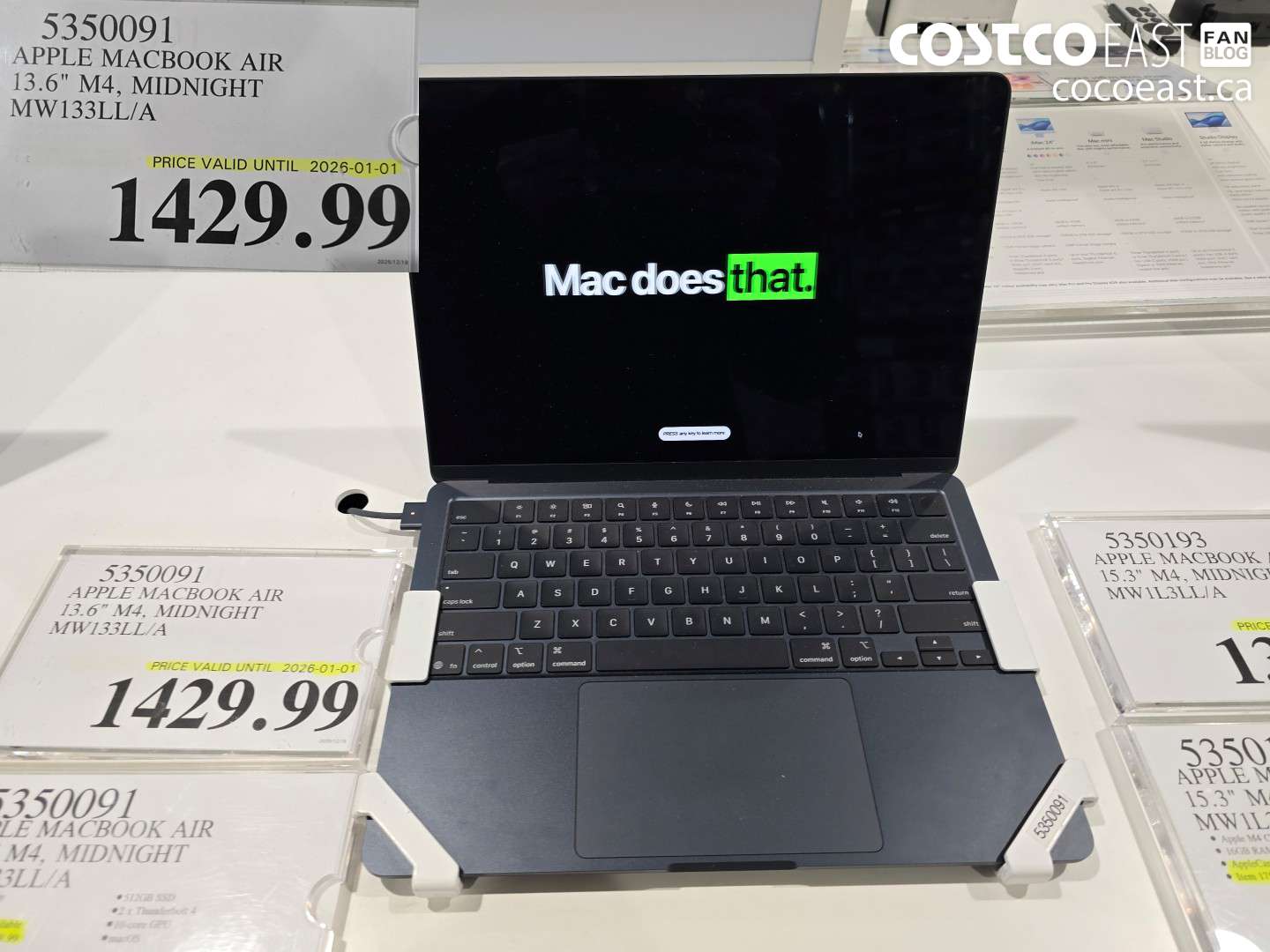 5350091 APPLE MACBOOK AIR 13.6