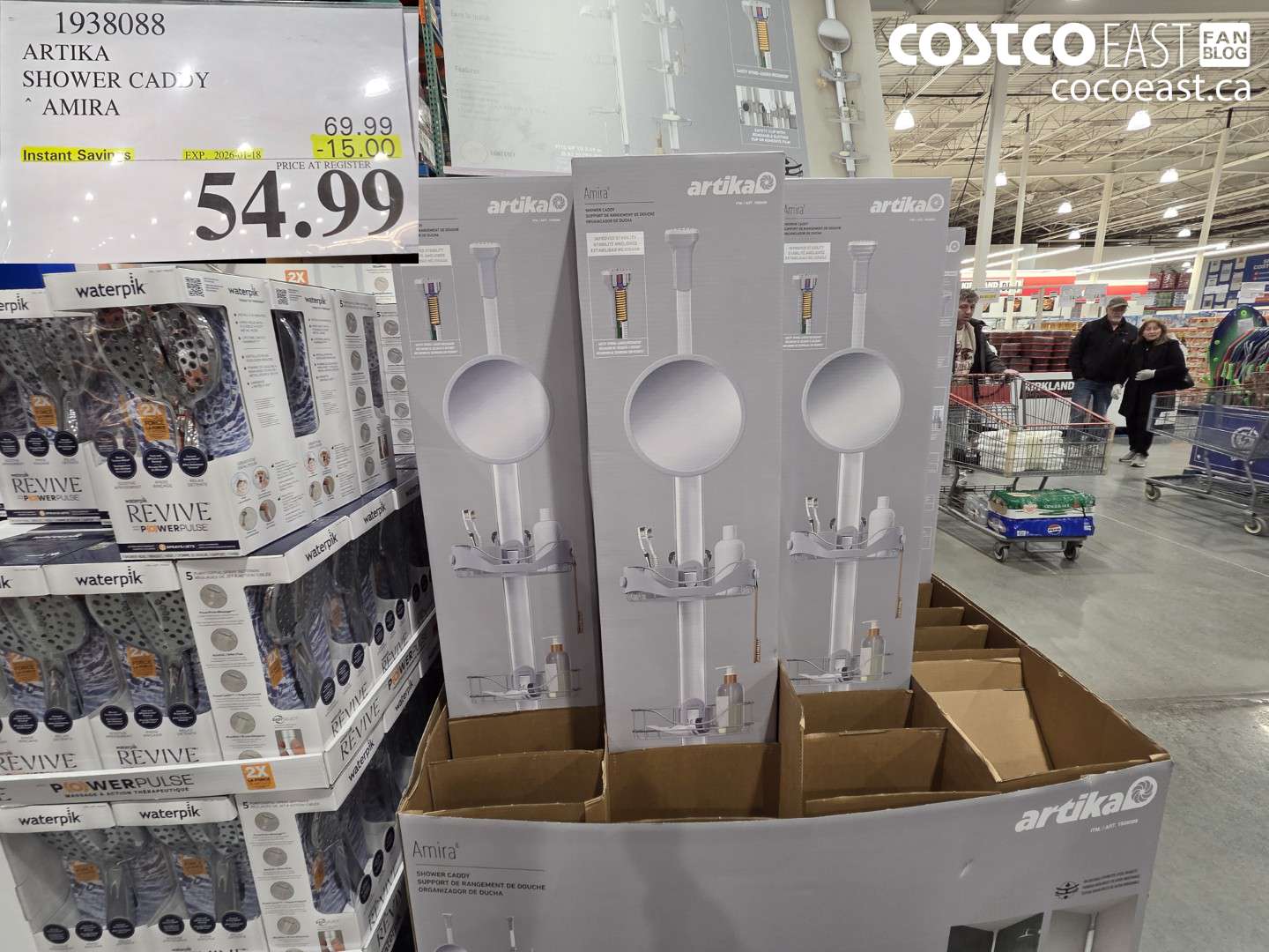1938088 ARTIKA SHOWER CADDY AMIRA ($15.00 INSTANT SAVINGS EXPIRES ON 2026-01-18) $54.99