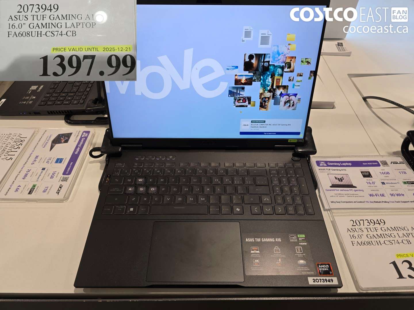 2073949 ASUS TUF GAMING A16 16.0