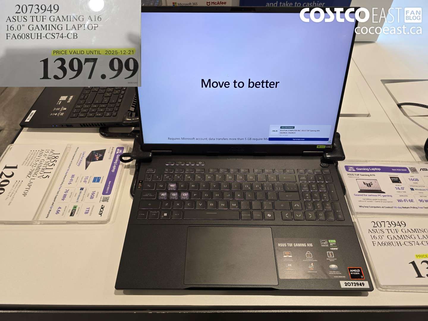 2073949 ASUS TUF GAMING A16 16.0