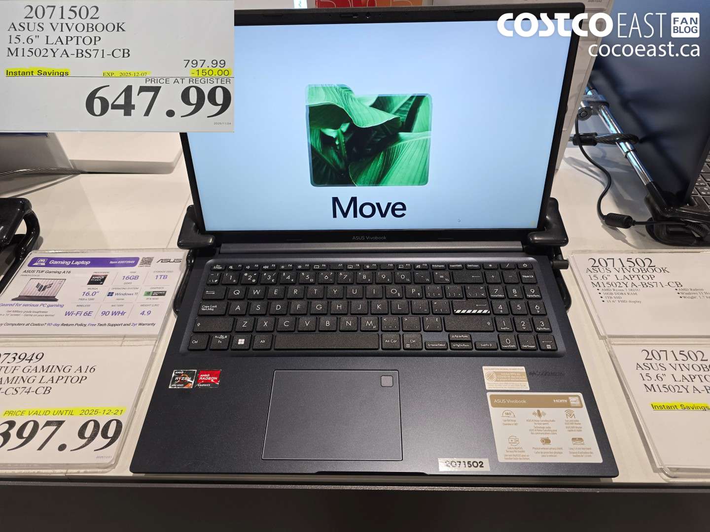 2071502 ASUS VIVOBOOK 15.6