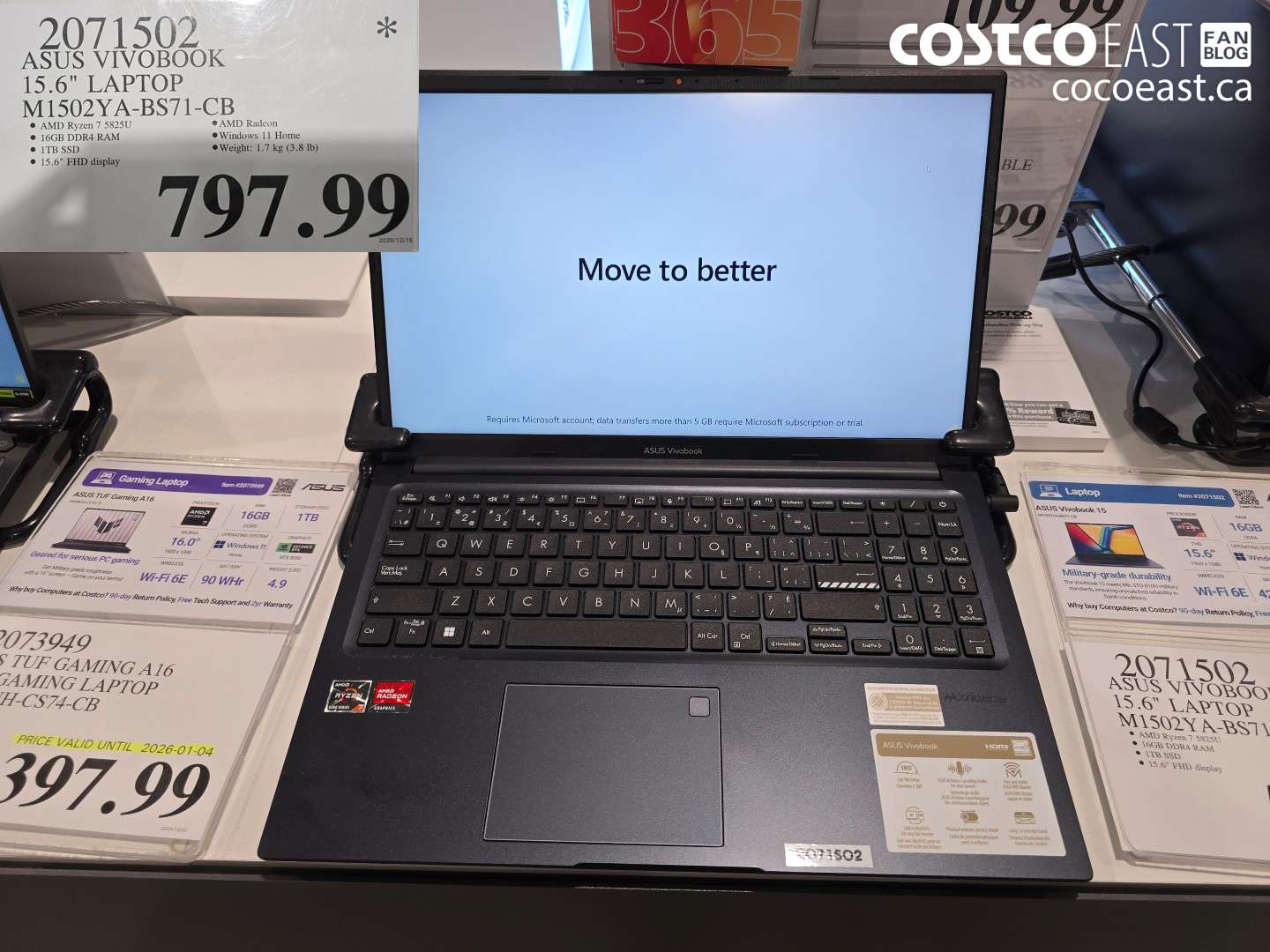 2071502 ASUS VIVOBOOK 15.6