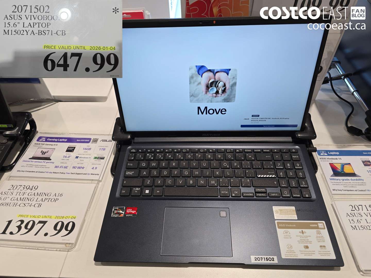 2071502 ASUS VIVOBOOK 15.6