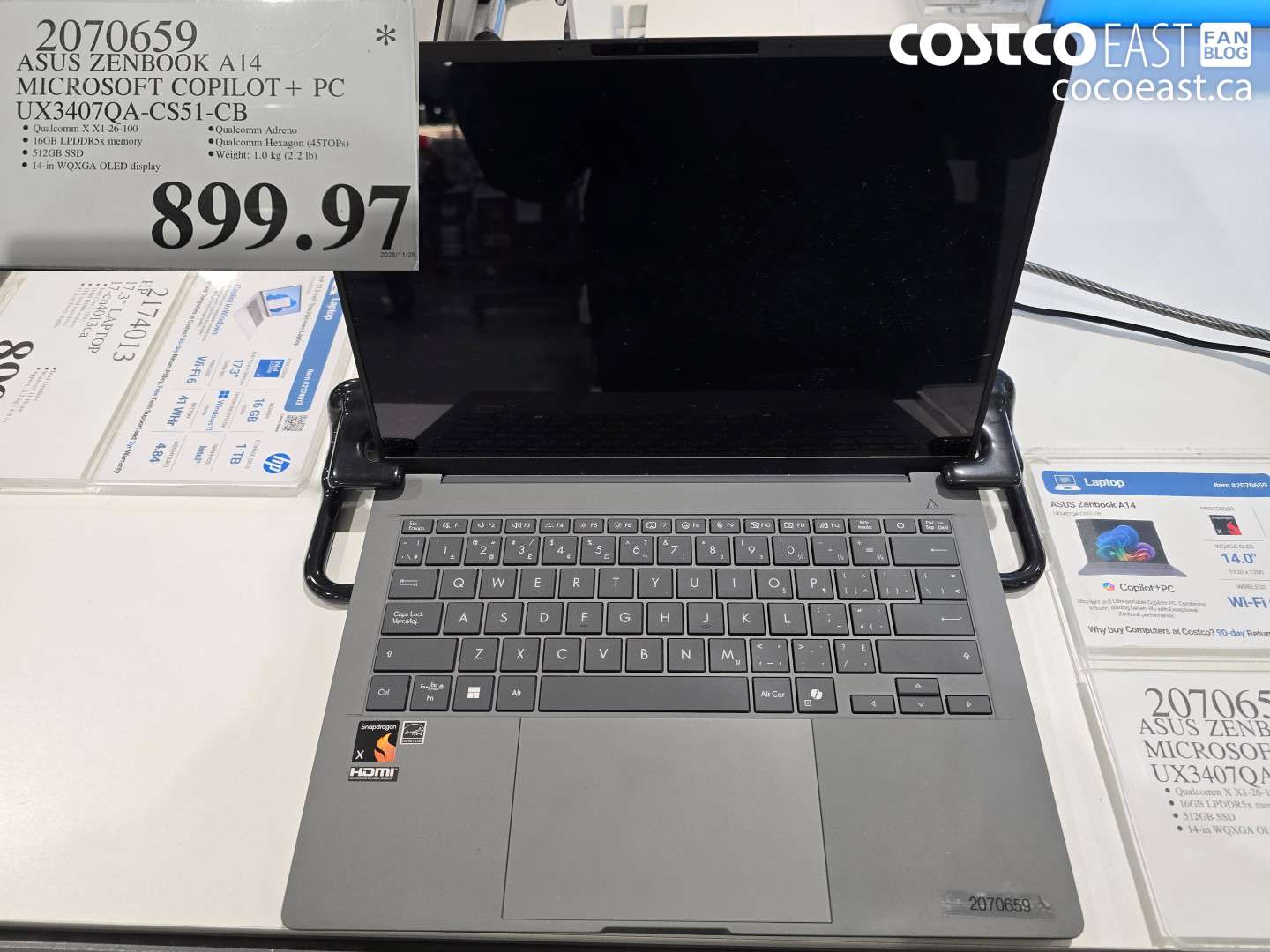 2070659 ASUS ZENBOOK A14 14.0