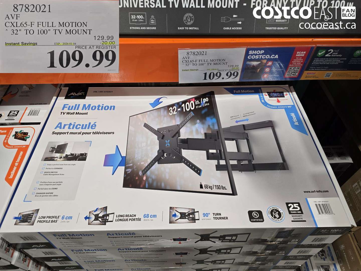 8782021 AVF CXL65-F FULL MOTION 32