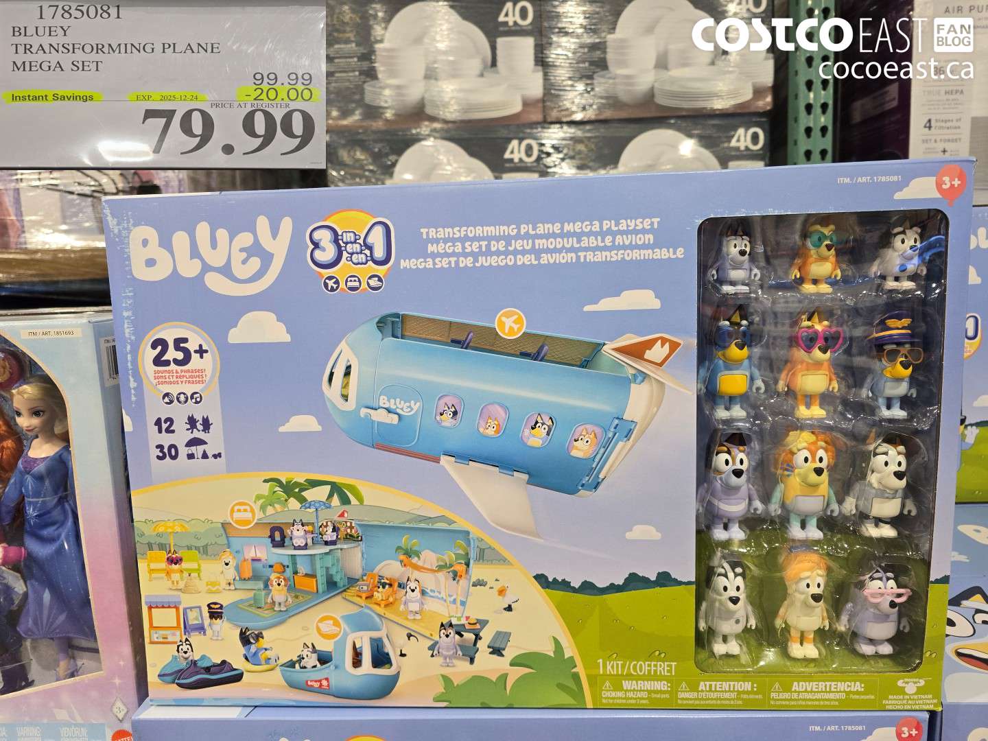 1785081 BLUEY TRANSFORMING PLANE MEGA SET ($20.00 INSTANT SAVINGS EXPIRES ON 2025-12-24) $79.99