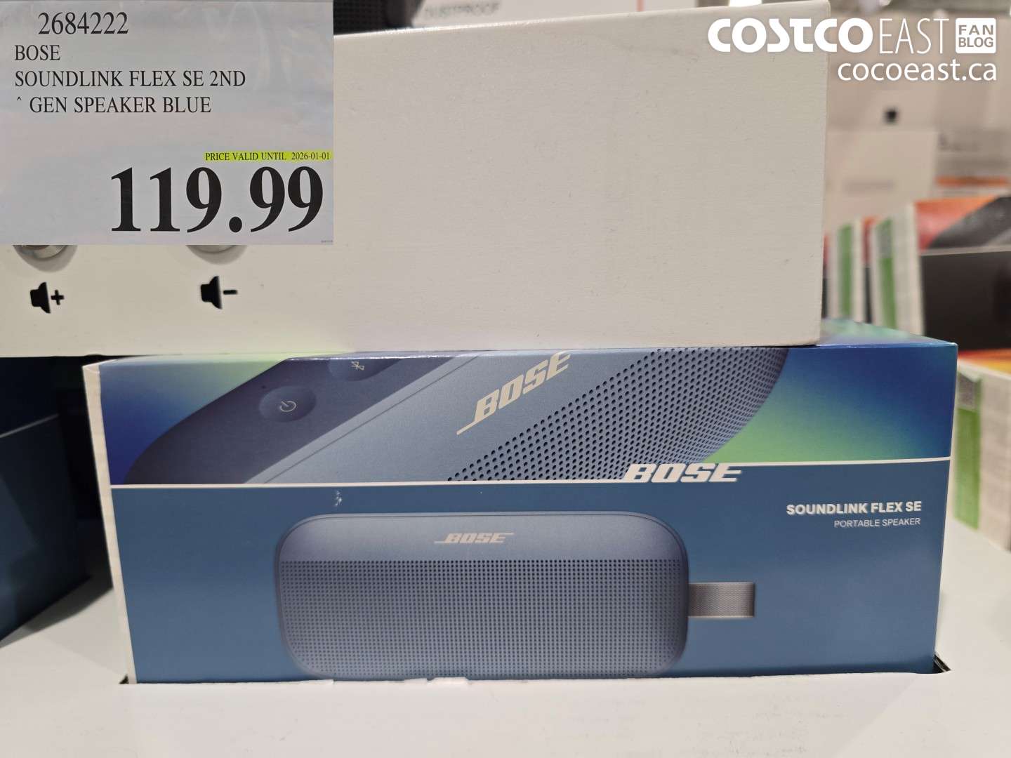 2684222 BOSE SOUNDLINK FLEX SE 2ND GEN SPEAKER BLUE $119.99