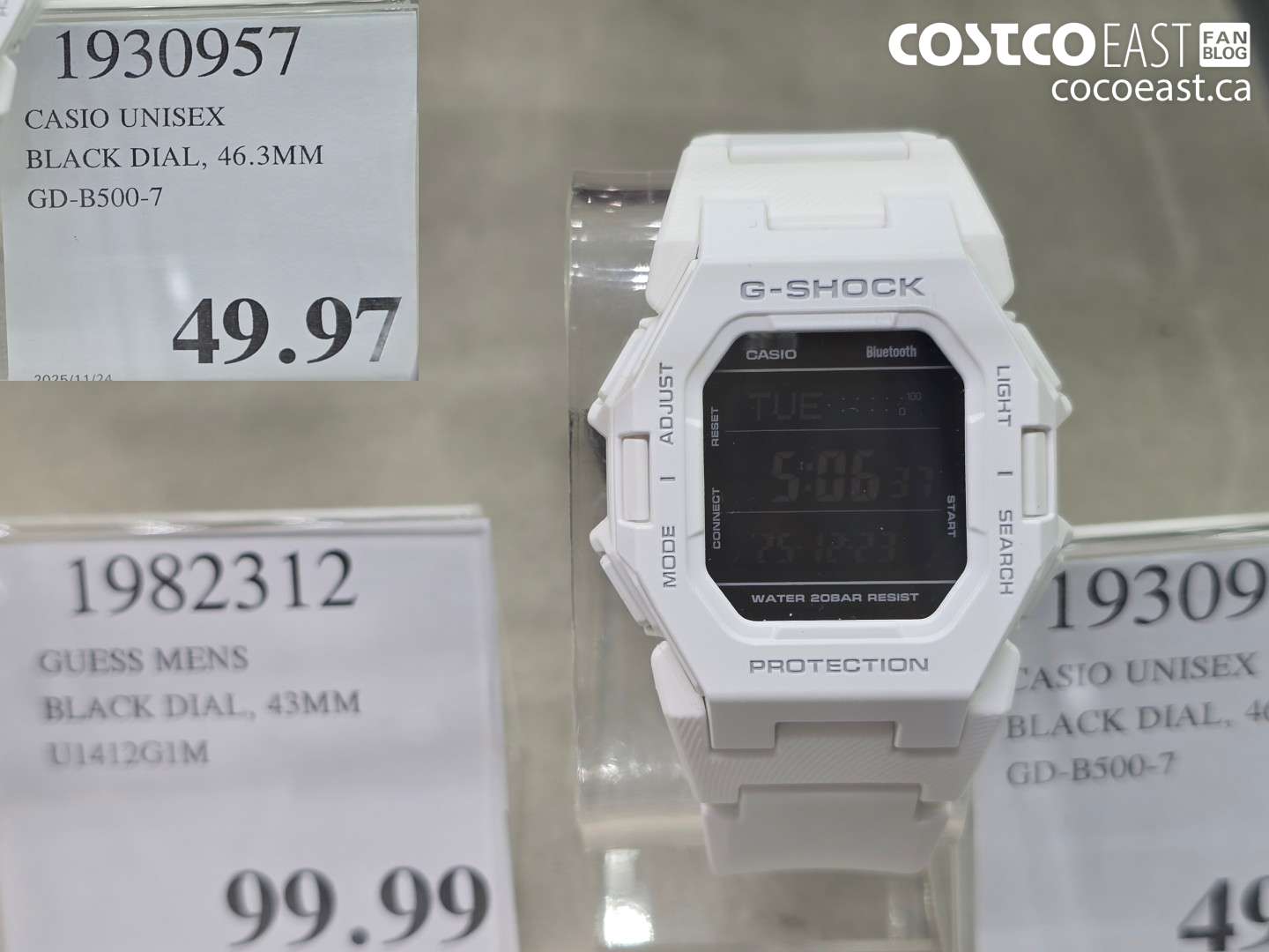 1930957 CASIO UNISEX BLACK DIAL, 46.3MM GD-B500-7 $49.97