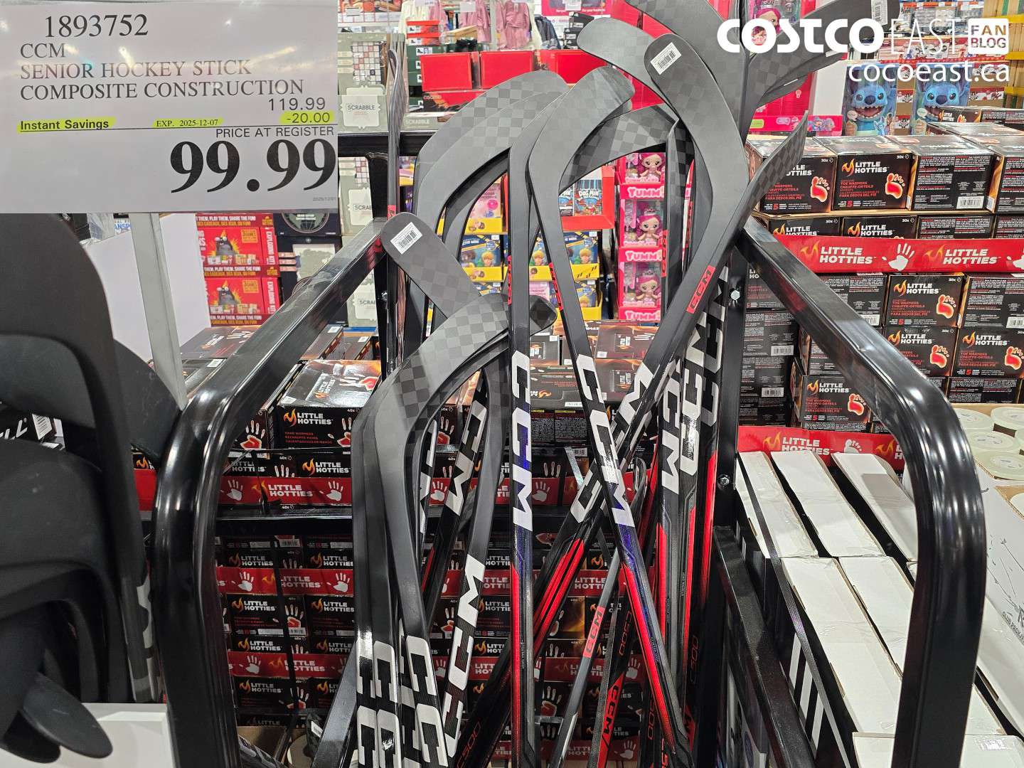 1893752 CCM SENIOR HOCKEY STICK COMPOSITE CONSTRUCTION ($20.00 INSTANT SAVINGS EXPIRES ON 2025-12-07) $99.99