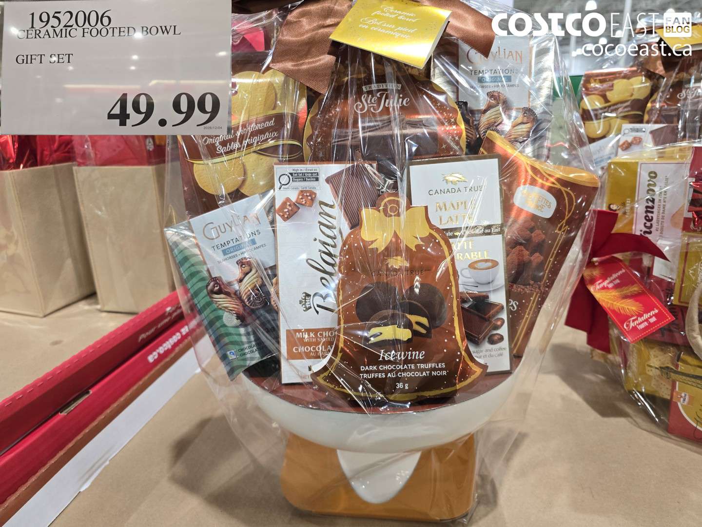 1952006 CERAMIC FOOTED BOWL GIFT SET $49.99