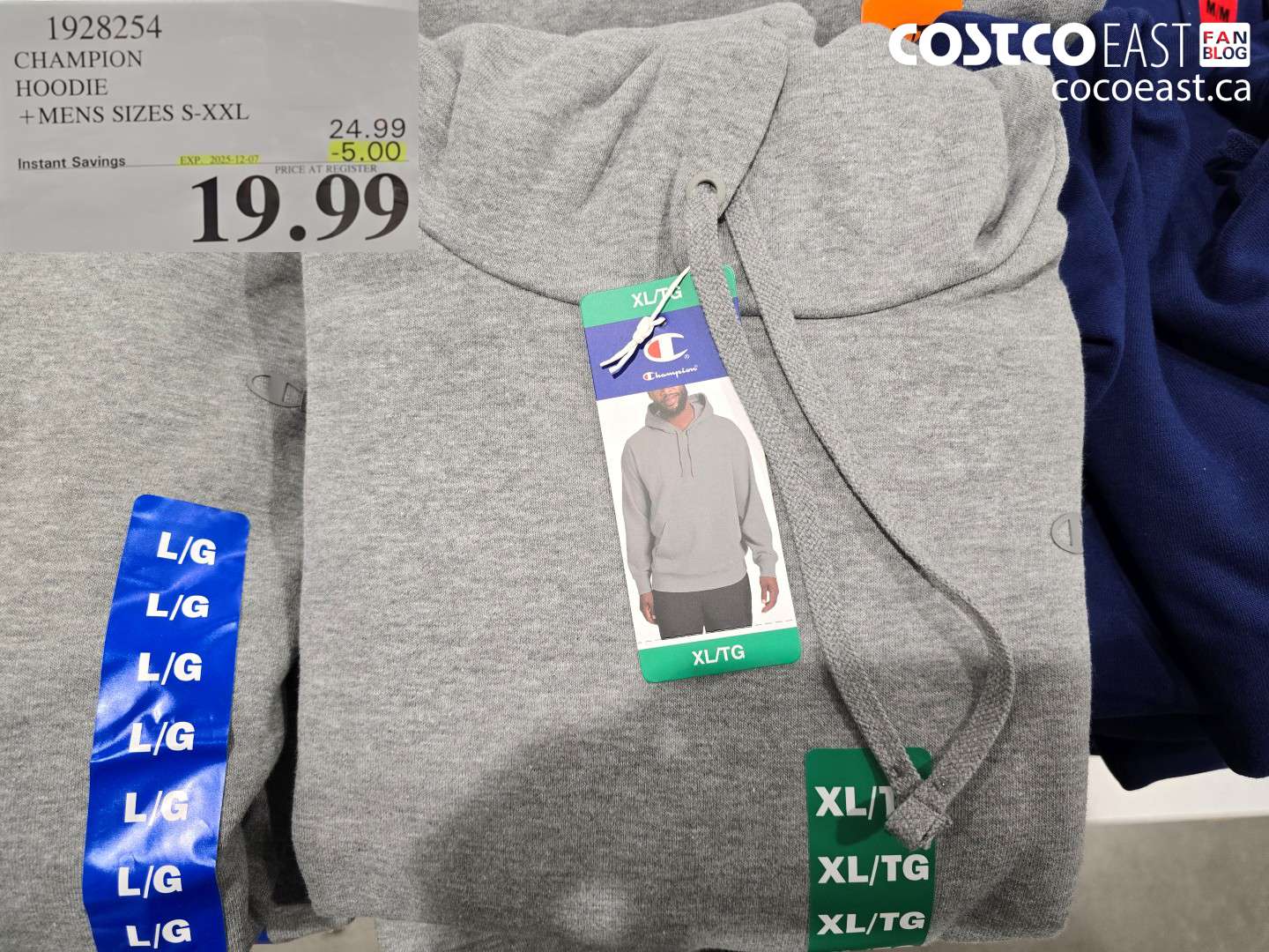 1928254 CHAMPION HOODIE +MENS SIZES S-XXL ($5.00 INSTANT SAVINGS EXPIRES ON 2025-12-07) $19.99