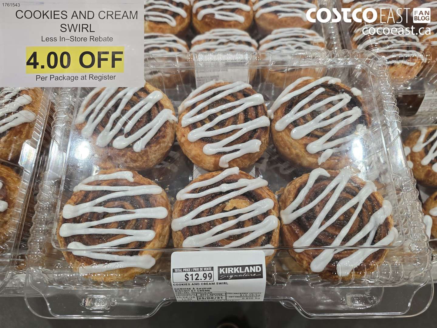 1761543 COOKIES AND CREAM SWIRL ($4.00 INSTANT SAVINGS)