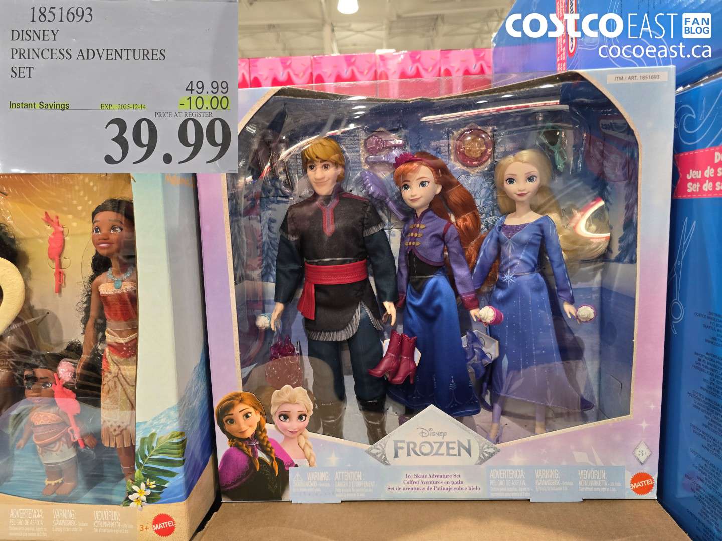 1851693 DISNEY PRINCESS ADVENTURES SET ($10.00 INSTANT SAVINGS EXPIRES ON 2025-12-14) $39.99