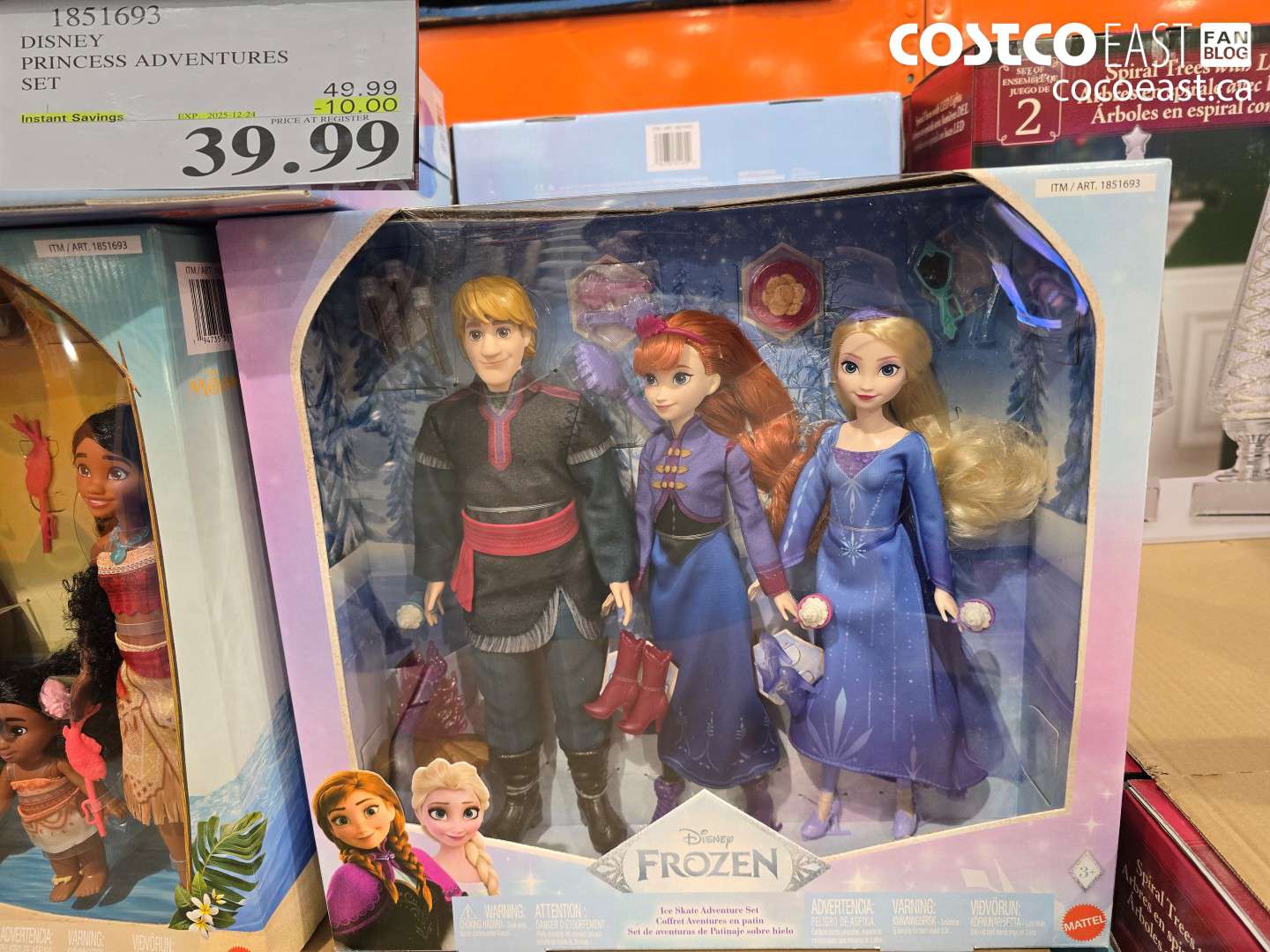 1851693 DISNEY PRINCESS ADVENTURES SET ($10.00 INSTANT SAVINGS EXPIRES ON 2025-12-24) $39.99