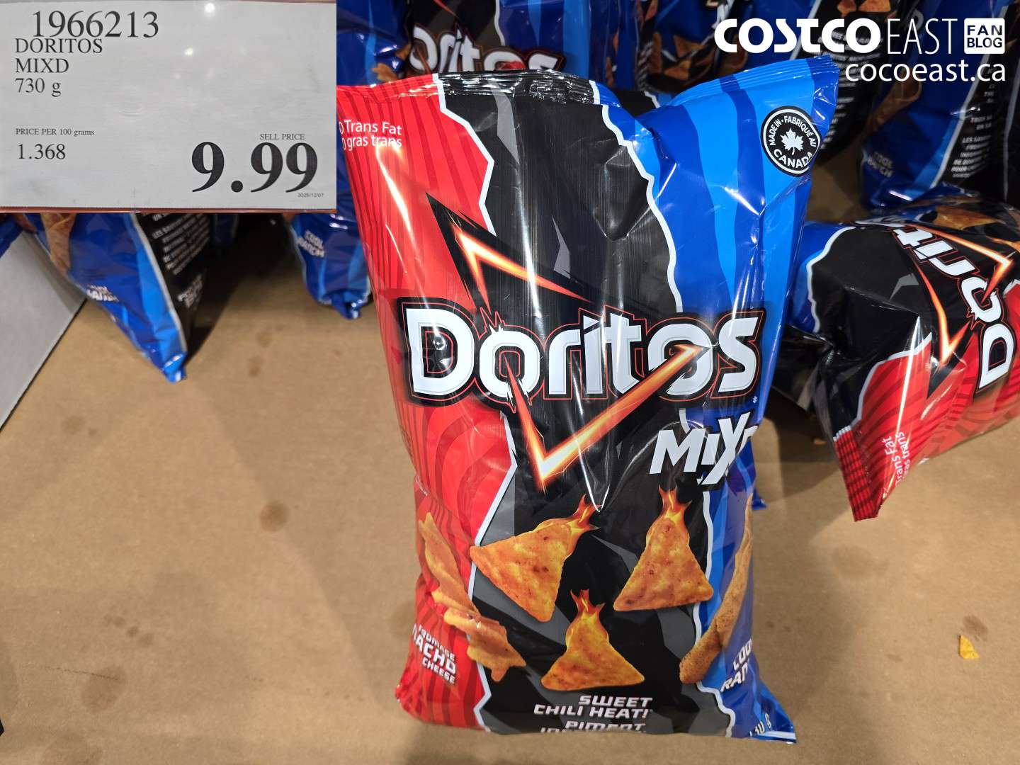 1966213 DORITOS MIXD 730 g $9.99
