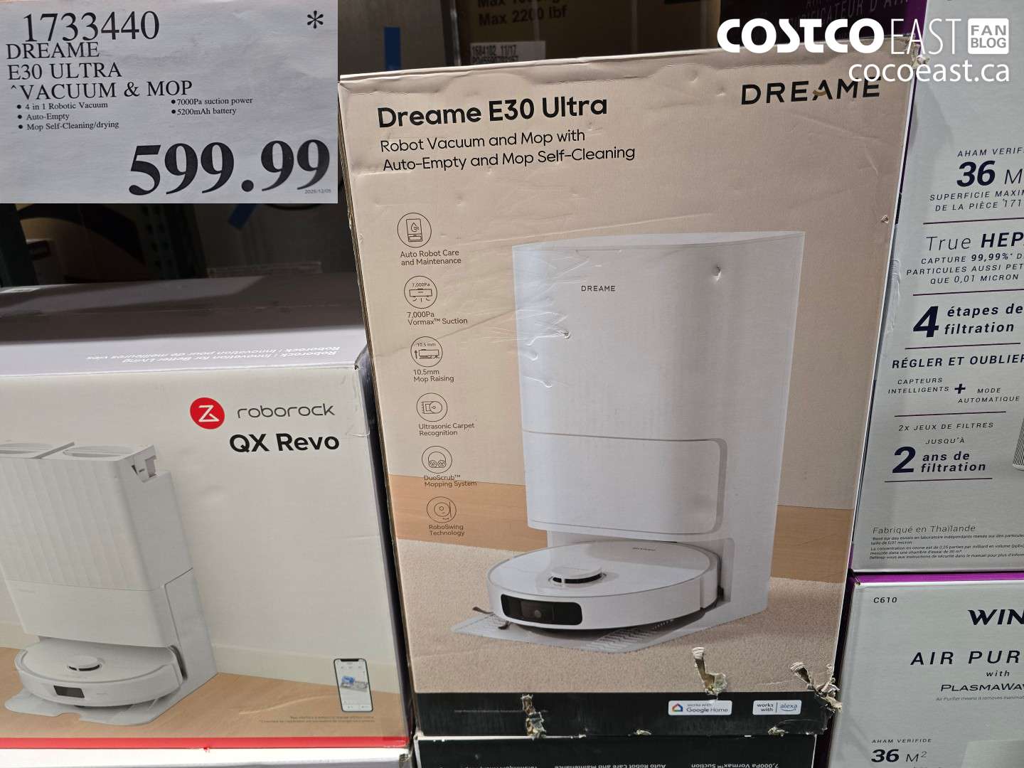 1733440 DREAME E30 ULTRA VACUUM & MOP $599.99