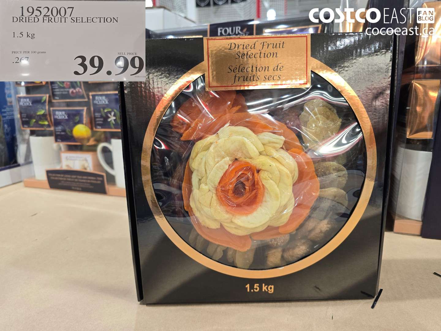 1952007 DRIED FRUIT SELECTION 1.5 kg $39.99