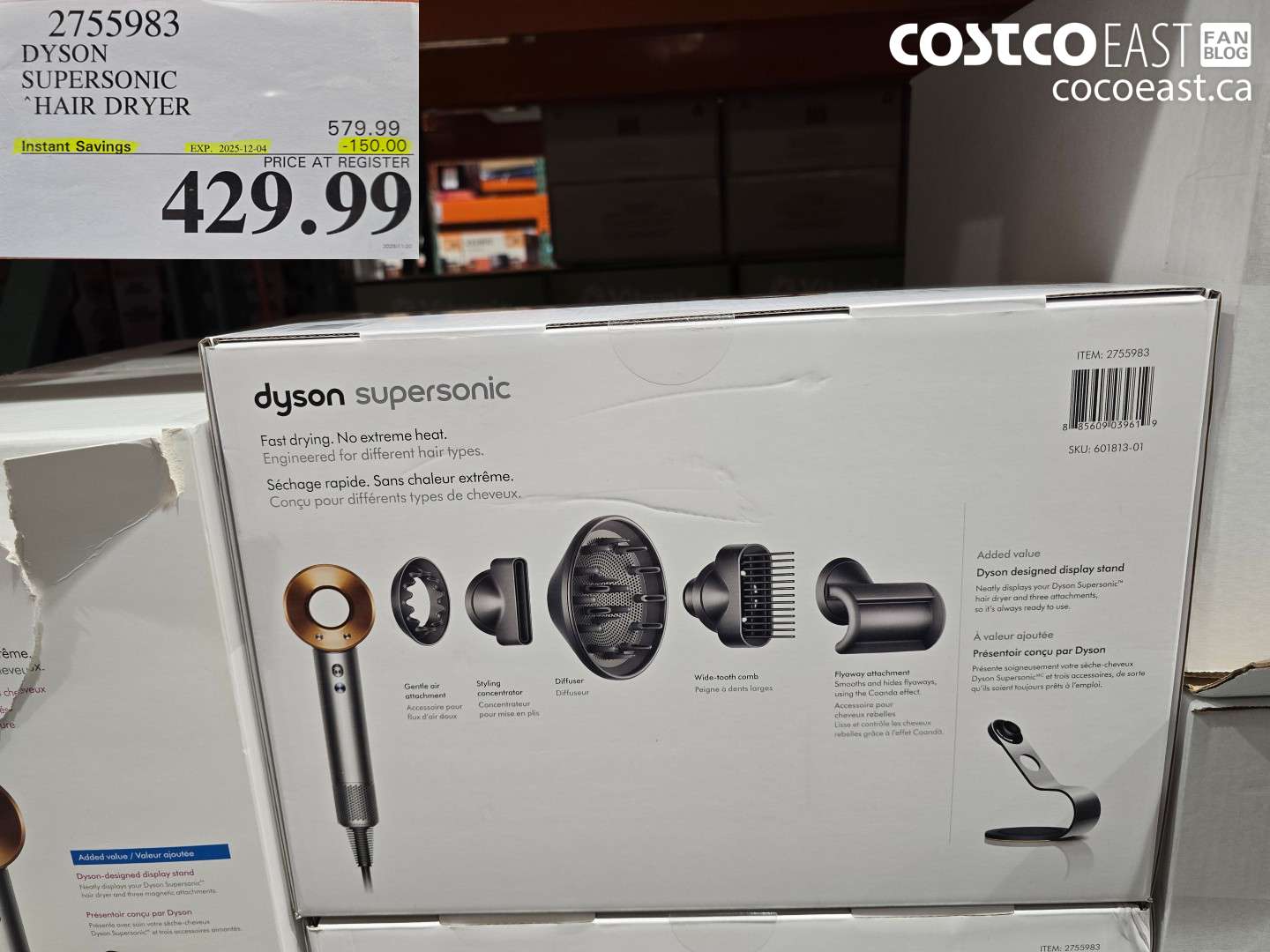 2755983 DYSON SUPERSONIC “HAIR DRYER ($150.00 INSTANT SAVINGS EXPIRES ON 2025-12-04) $429.99