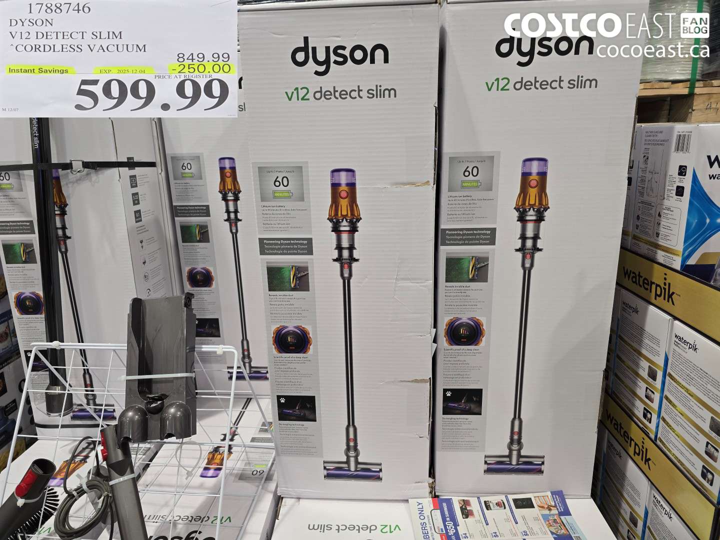 1788746 DYSON V12 DETECT SLIM CORDLESS VACUUM ($250.00 INSTANT SAVINGS EXPIRES ON 2025-12-04) $599.99