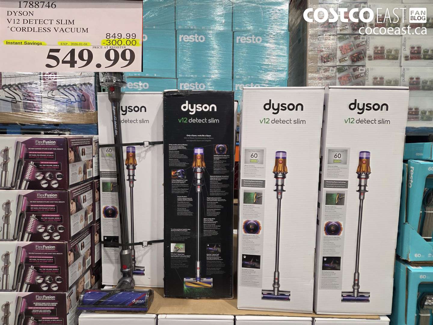 1788746 DYSON V12 DETECT SLIM “CORDLESS VACUUM ($300.00 INSTANT SAVINGS EXPIRES ON 2026-01-04) $549.99