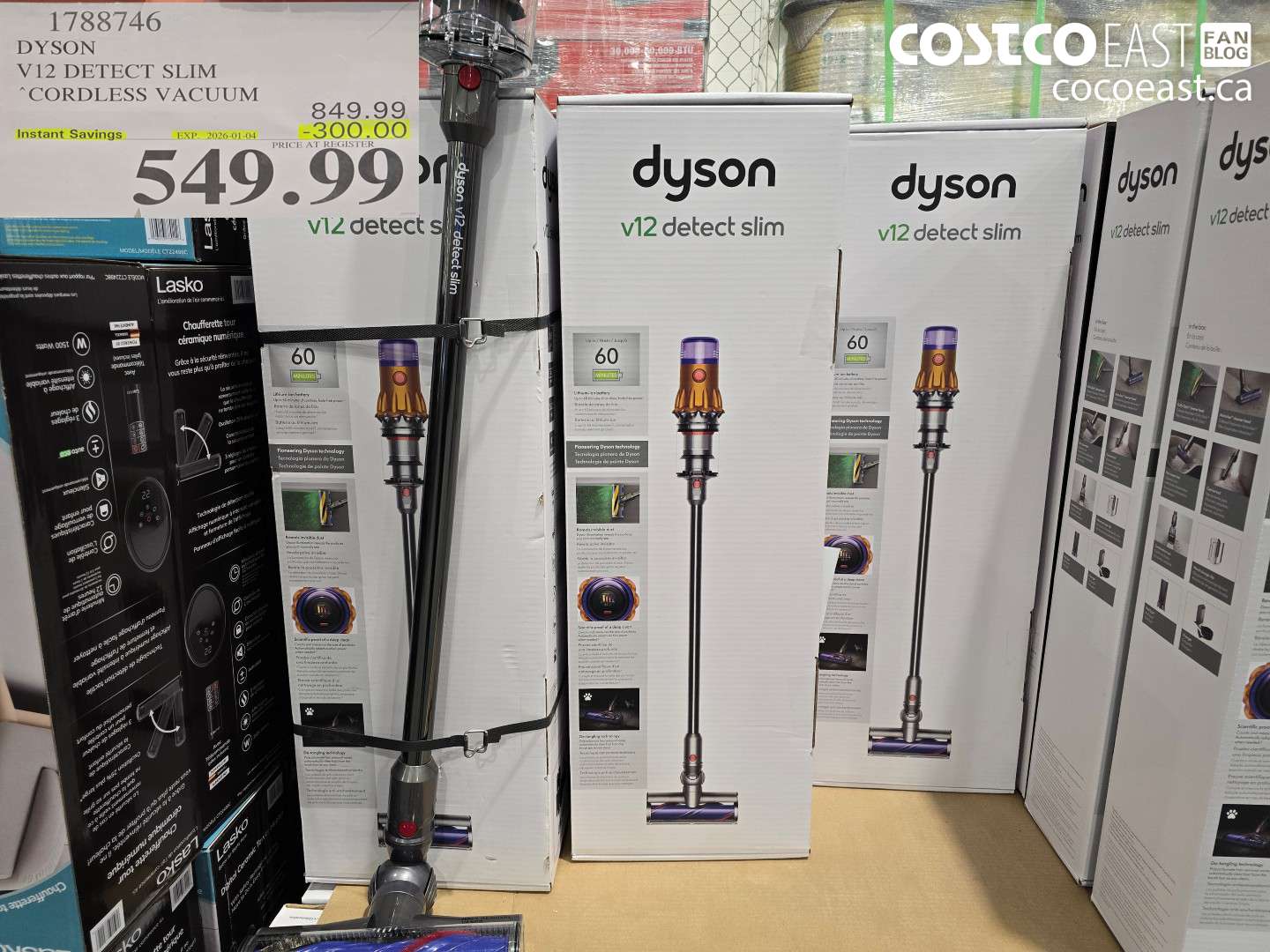 1788746 DYSON V12 DETECT SLIM “CORDLESS VACUUM ($300.00 INSTANT SAVINGS EXPIRES ON 2026-01-04) $549.99