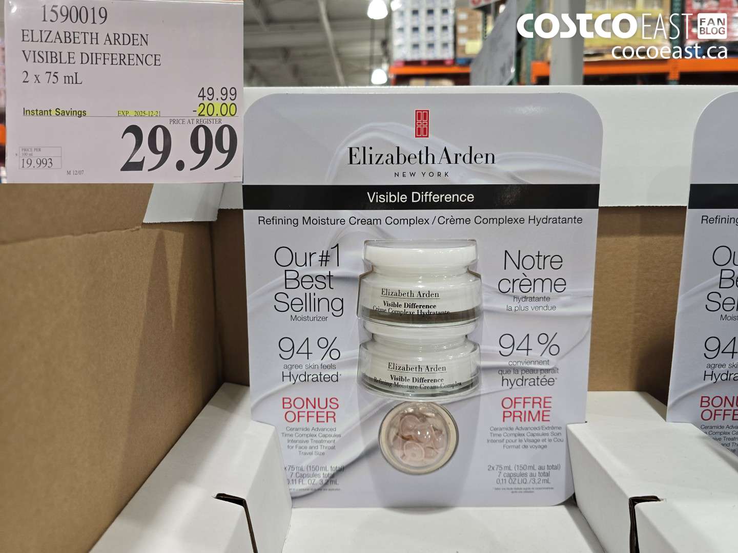 1590019 ELIZABETH ARDEN VISIBLE DIFFERENCE 2 x 75 mL ($20.00 INSTANT SAVINGS EXPIRES ON 2025-12-21) $29.99