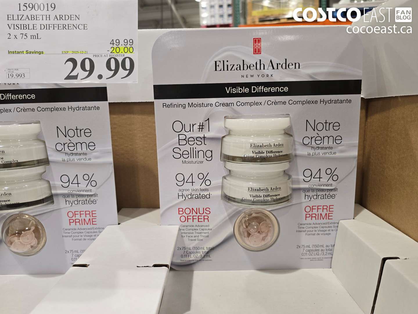 1590019 ELIZABETH ARDEN VISIBLE DIFFERENCE 2 x 75 mL ($20.00 INSTANT SAVINGS EXPIRES ON 2025-12-21) $29.99