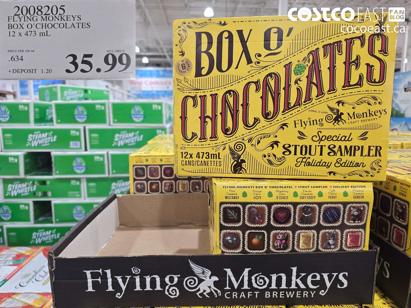 2008205 FLYING MONKEYS BOX O'CHOCOLATES 12 X 473 mi $35.99