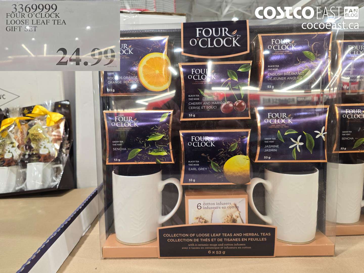 3369999 FOUR O'CLOCK LOOSE LEAF TEA GIFT SET $24.99