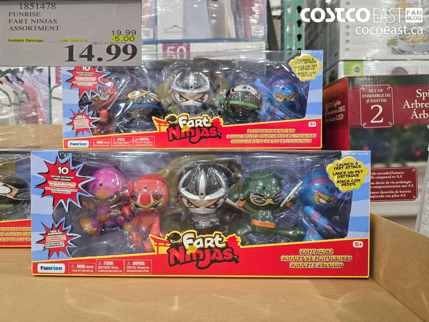 1851478 FUNRISE FART NINJAS ASSORTMENT ($5.00 INSTANT SAVINGS EXPIRES ON 2025-12-24) $14.99
