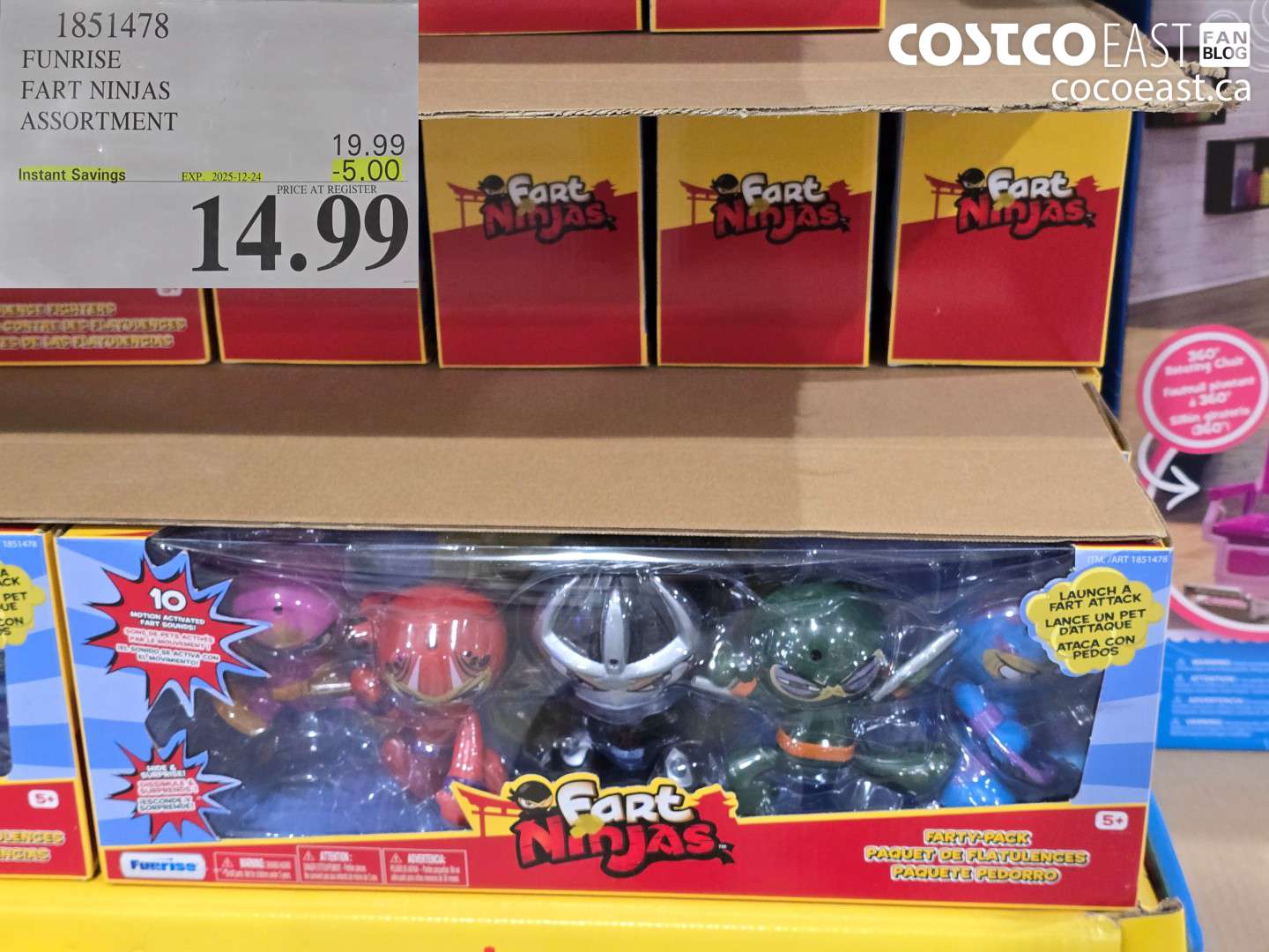 1851478 FUNRISE FART NINJAS ASSORTMENT ($5.00 INSTANT SAVINGS EXPIRES ON 2025-12-24) $14.99