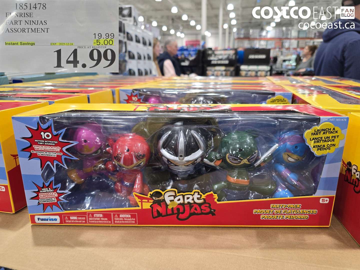 1851478 FUNRISE FART NINJAS ASSORTMENT ($5.00 INSTANT SAVINGS EXPIRES ON 2025-12-24) $14.99