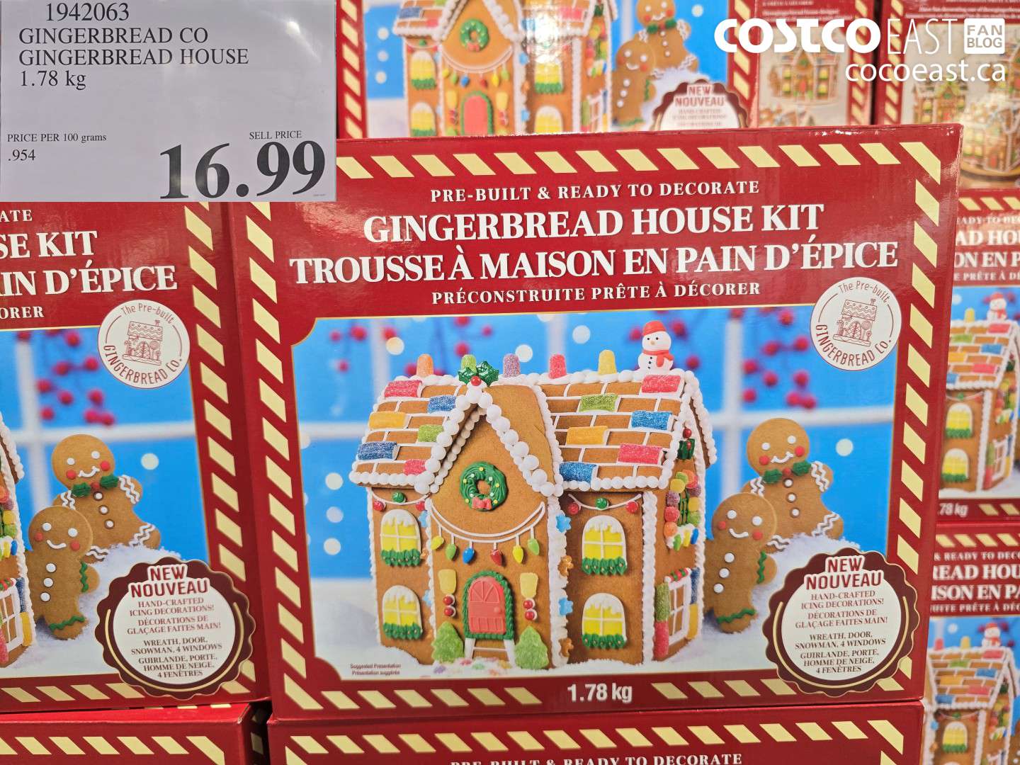 1942063 GINGERBREAD CO GINGERBREAD HOUSE 1.78 kg $16.99