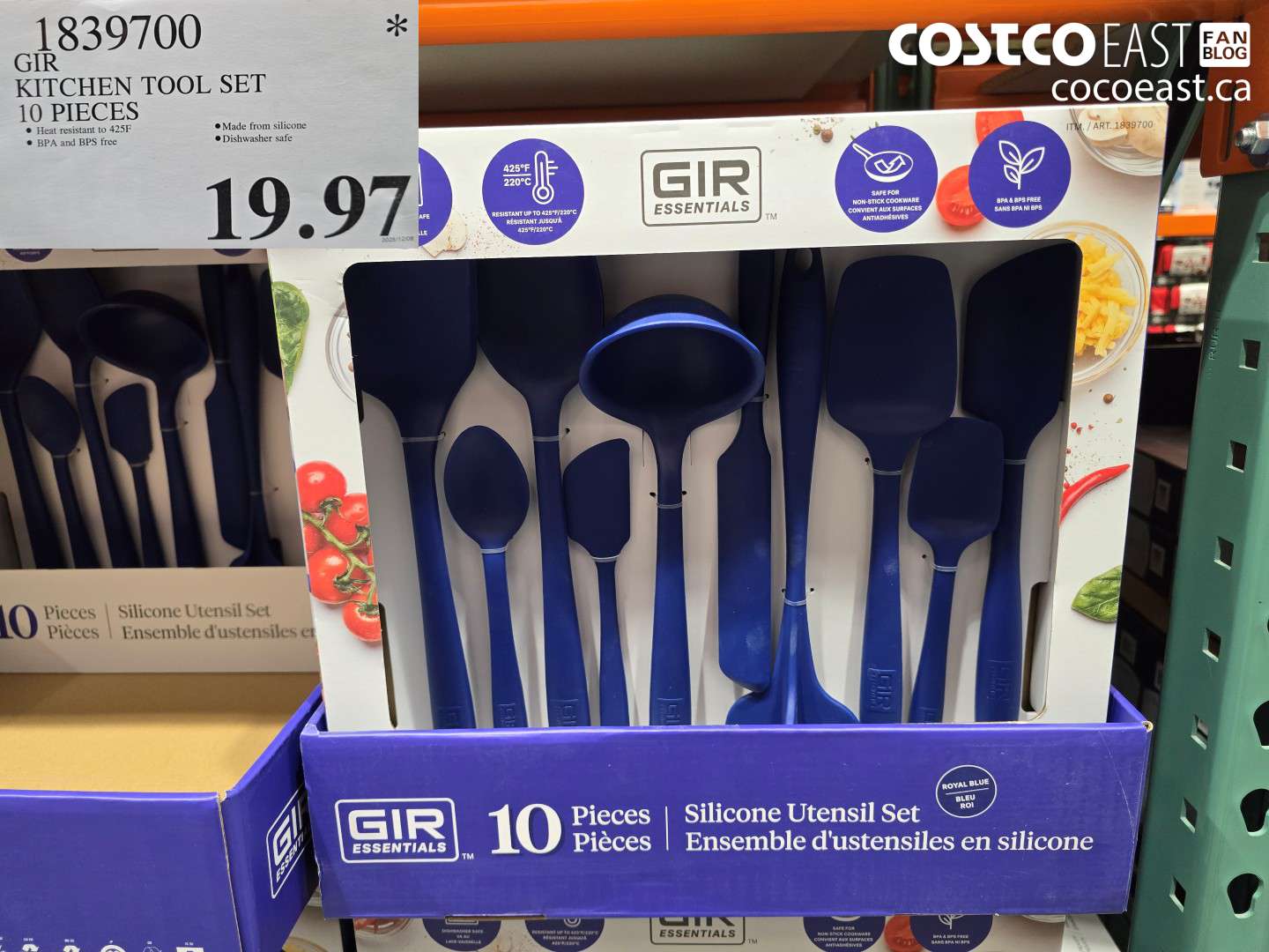 1839700 GIR KITCHEN TOOL SET 10 PIECES $19.97