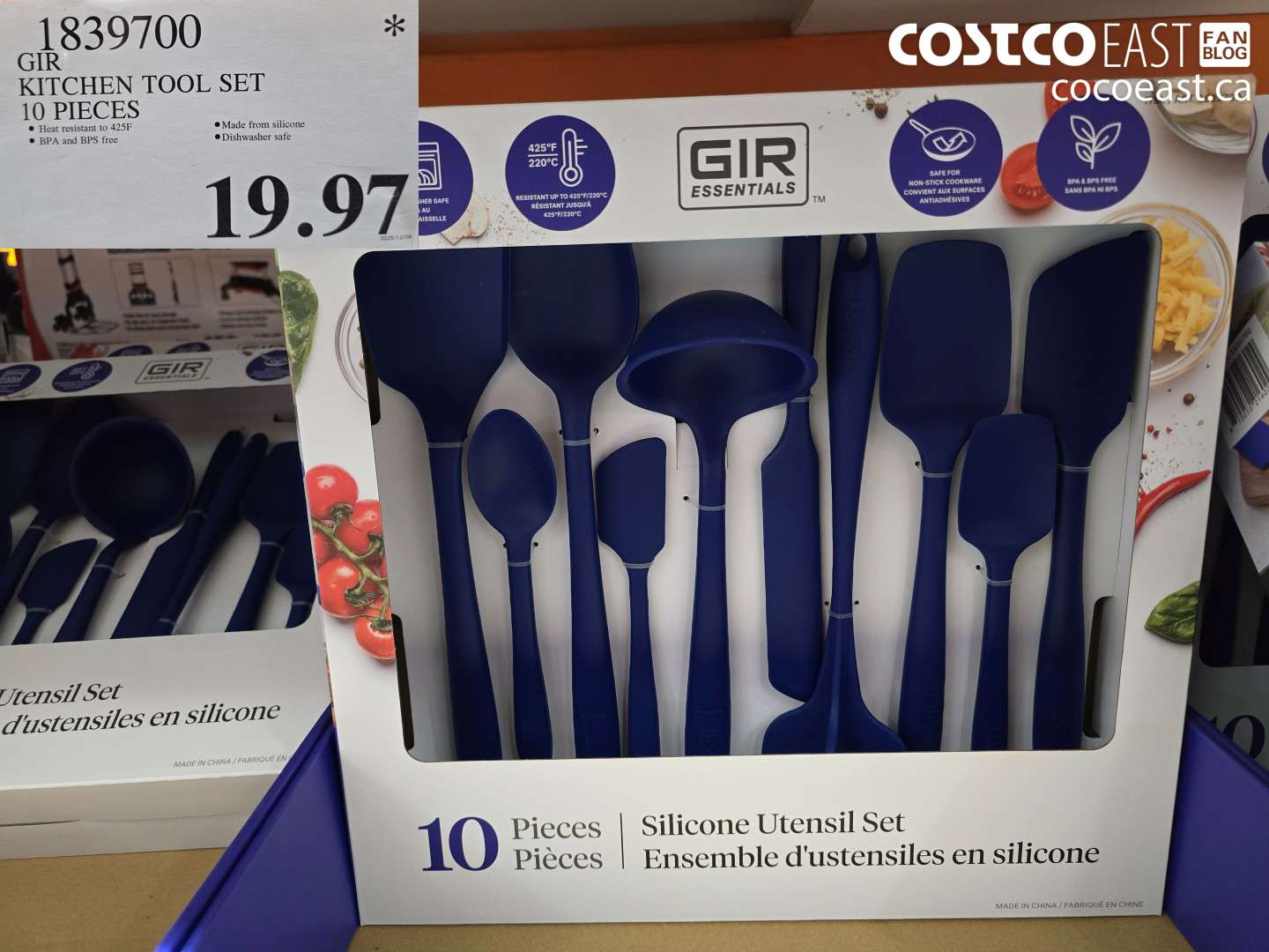 1839700 GIR KITCHEN TOOL SET 10 PIECES $19.97