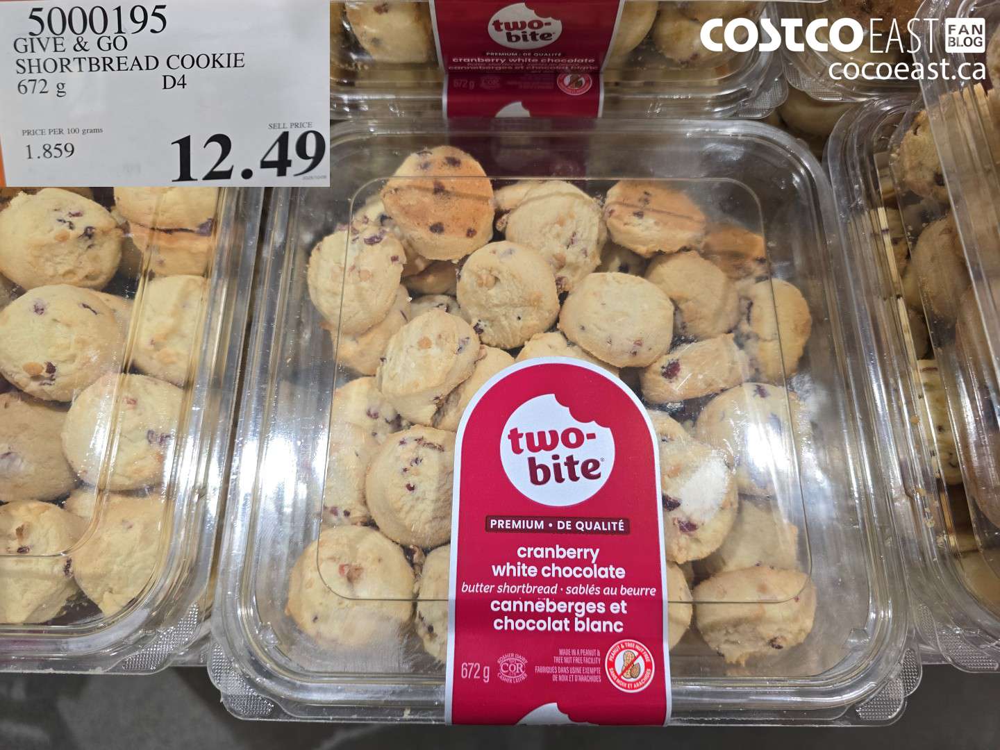 5000195 GIVE & GO SHORTBREAD COOKIE 672 g D4 $12.49