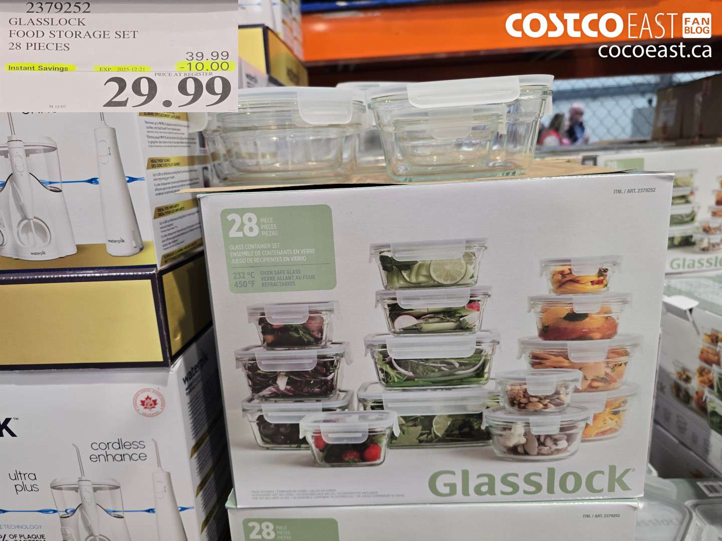2379252 GLASSLOCK FOOD STORAGE SET 28 PIECES ($10.00 INSTANT SAVINGS EXPIRES ON 2025-12-21) $29.99