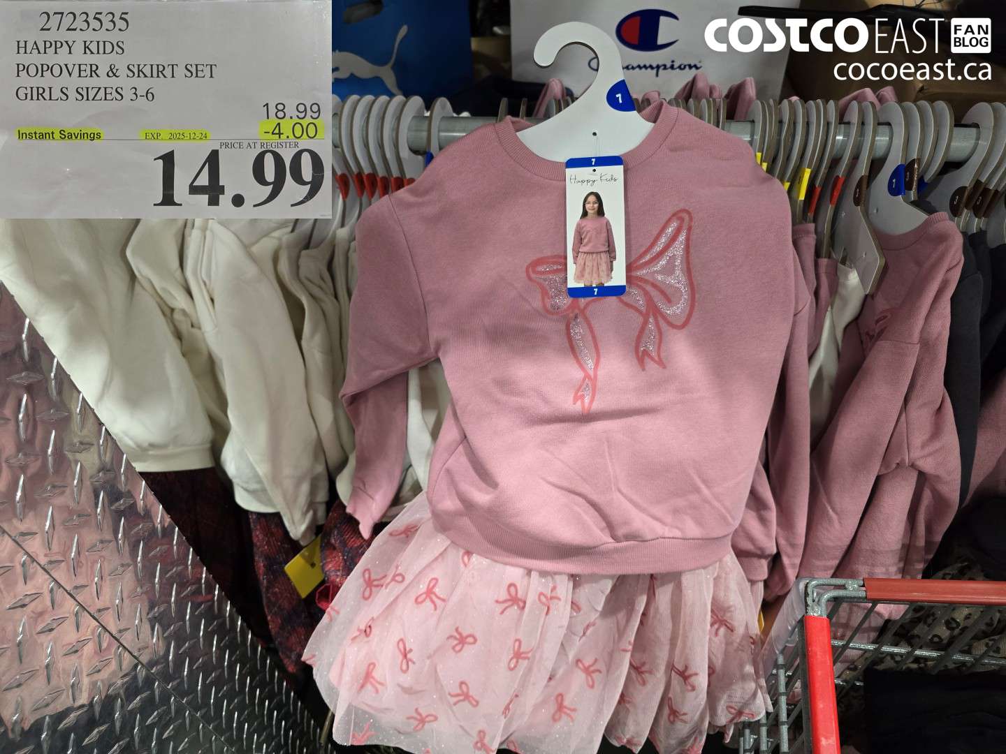 2723535 HAPPY KIDS POPOVER & SKIRT SET GIRLS SIZES 3-6 ($4.00 INSTANT SAVINGS EXPIRES ON 2025-12-24) $14.99