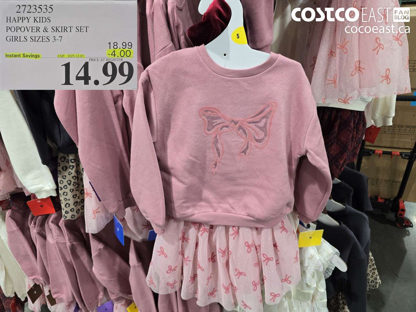 2723535 HAPPY KIDS POPOVER & SKIRT SET GIRLS SIZES 3-7 ($4.00 INSTANT SAVINGS EXPIRES ON 2025-12-07) $14.99