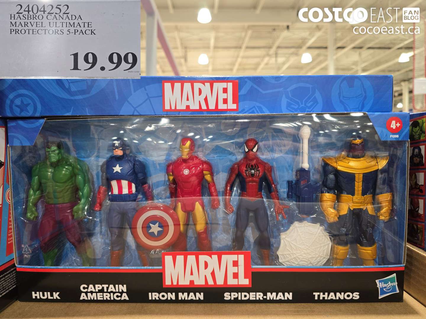 2404252 HASBRO CANADA MARVEL ULTIMATE PROTECTORS 5-PACK $19.99