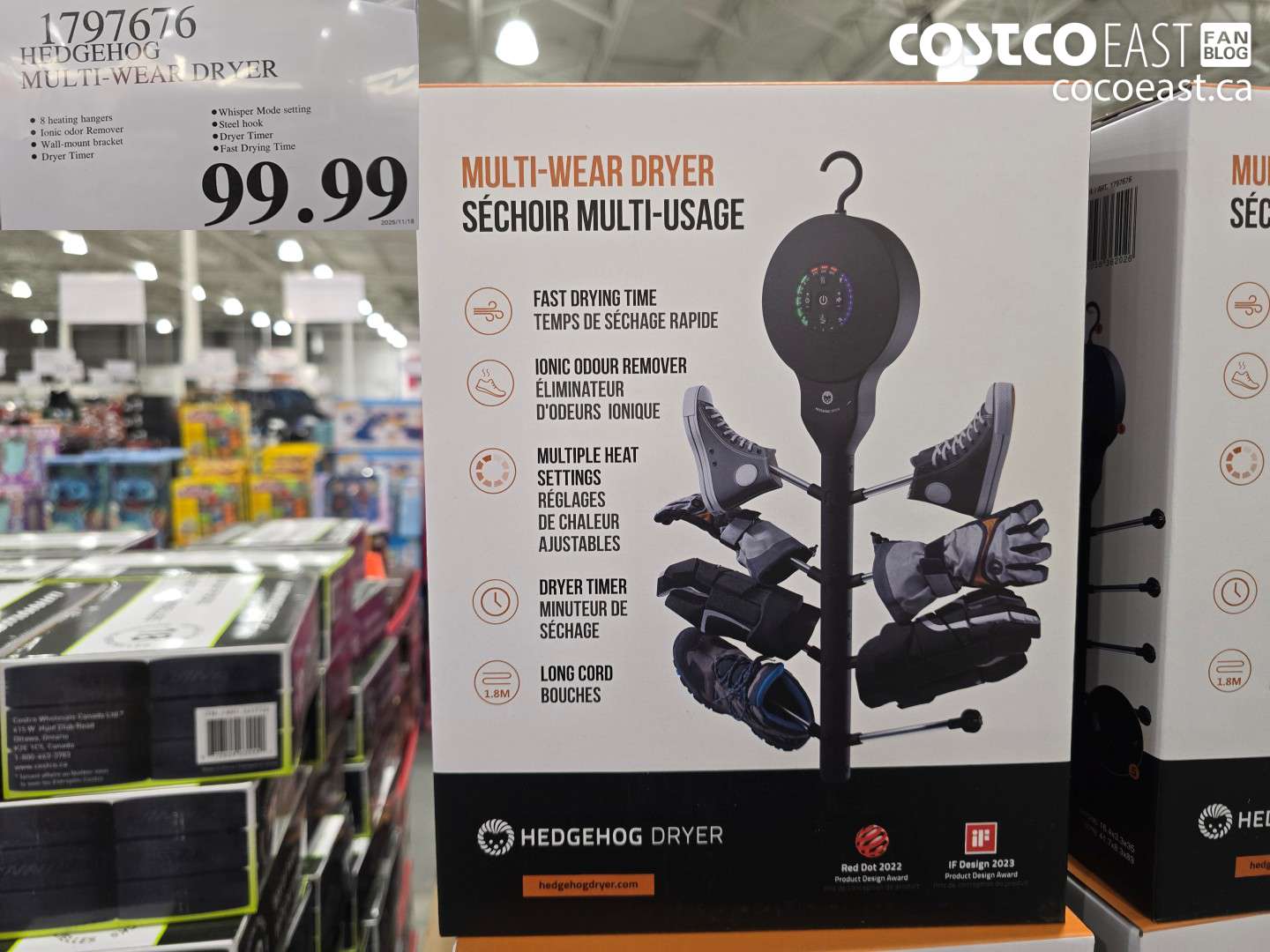 1797676 HEDGEHOG MULTI-WEAR DRYER $99.99