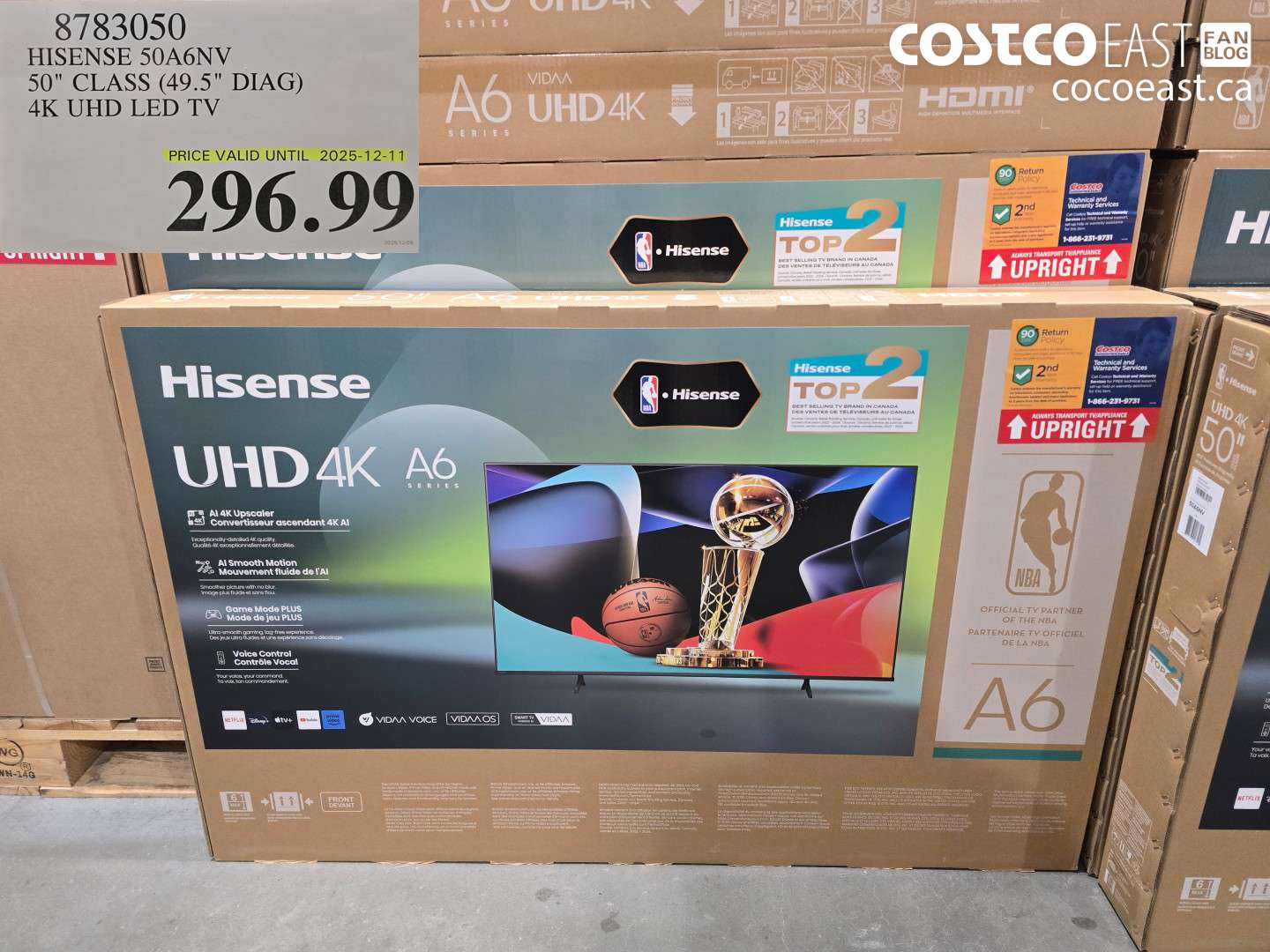 8783050 HISENSE 50A6NV 50