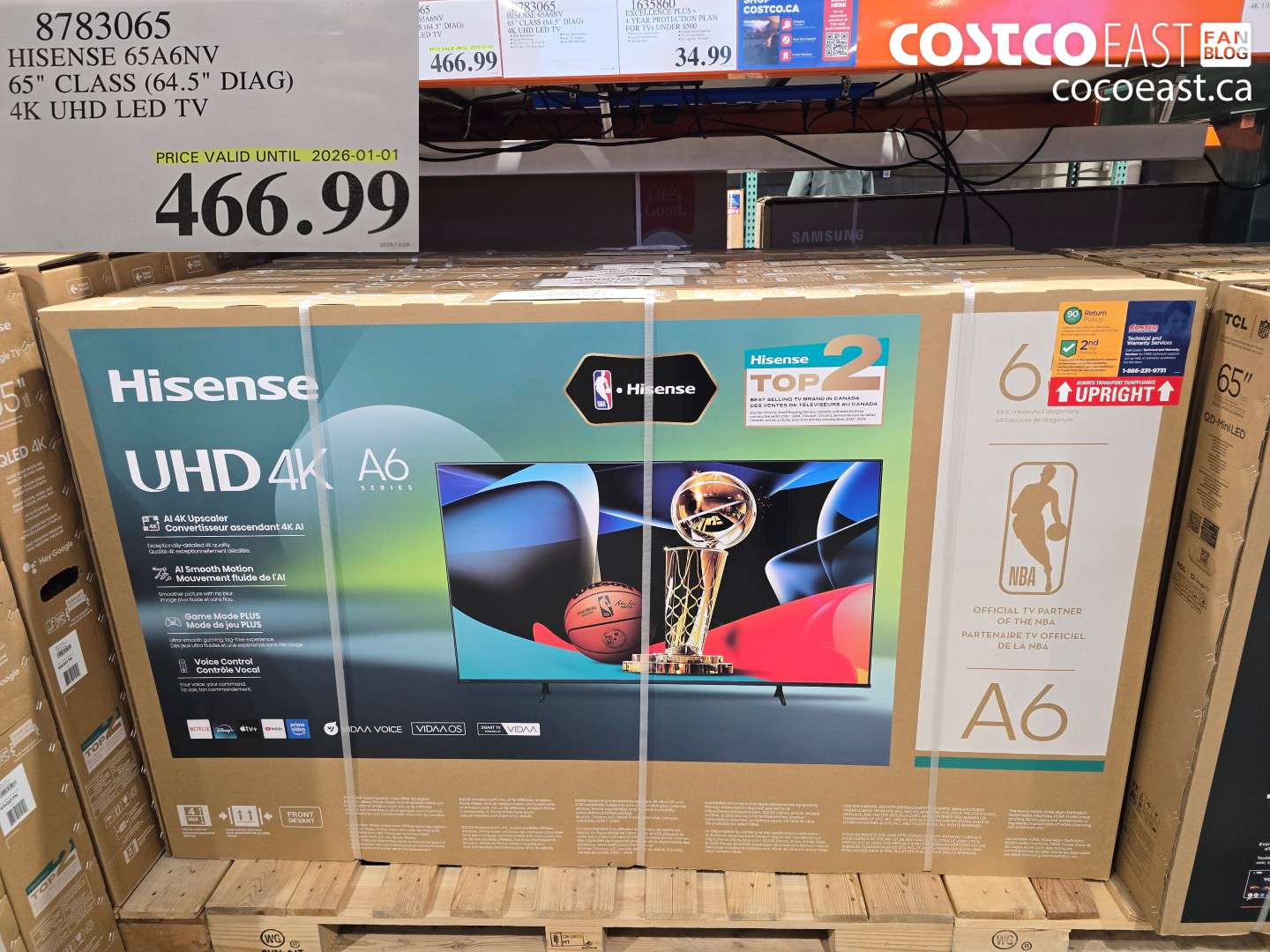 8783065 HISENSE 65A6NV 65