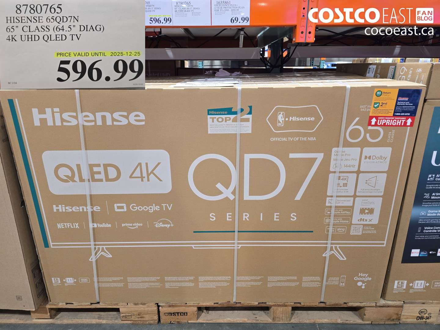 8780765 HISENSE 65QD7N 65