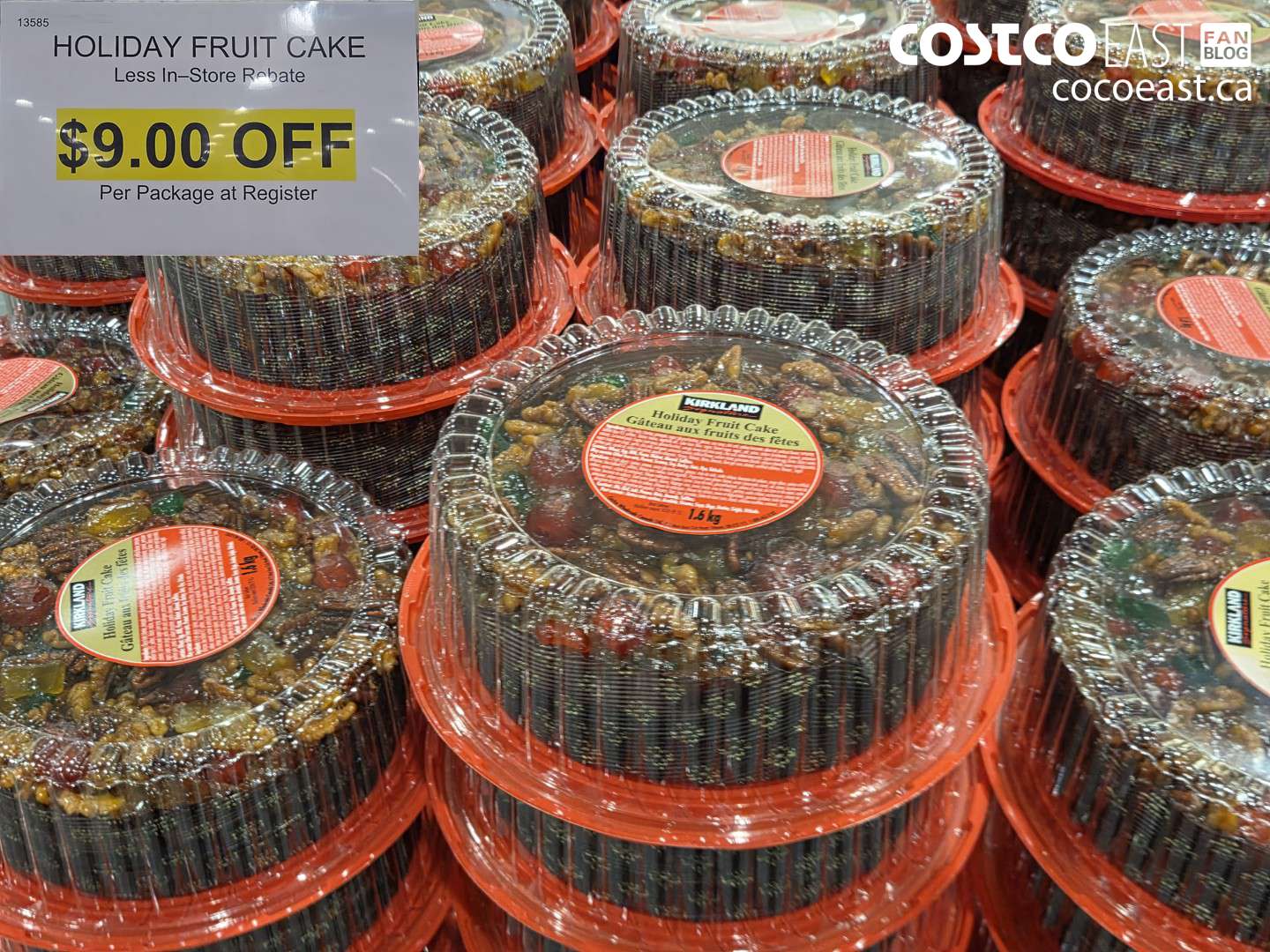 13585 HOLIDAY FRUIT CAKE ($9.00 INSTANT SAVINGS)