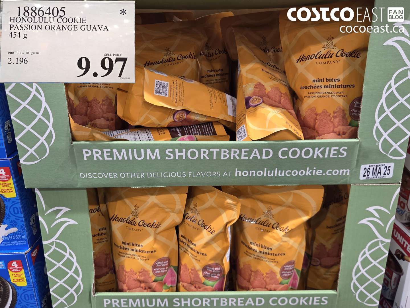 1886405 HONOLULU COOKIE PASSION ORANGE GUAVA 454 g $9.97