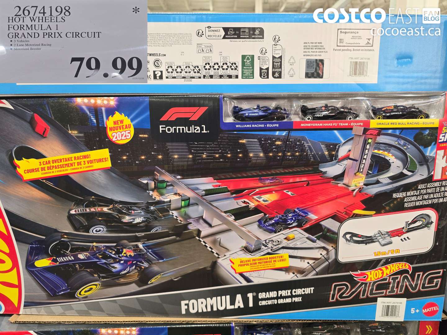 2674198 HOT WHEELS FORMULA 1 GRAND PRIX CIRCUIT $79.99